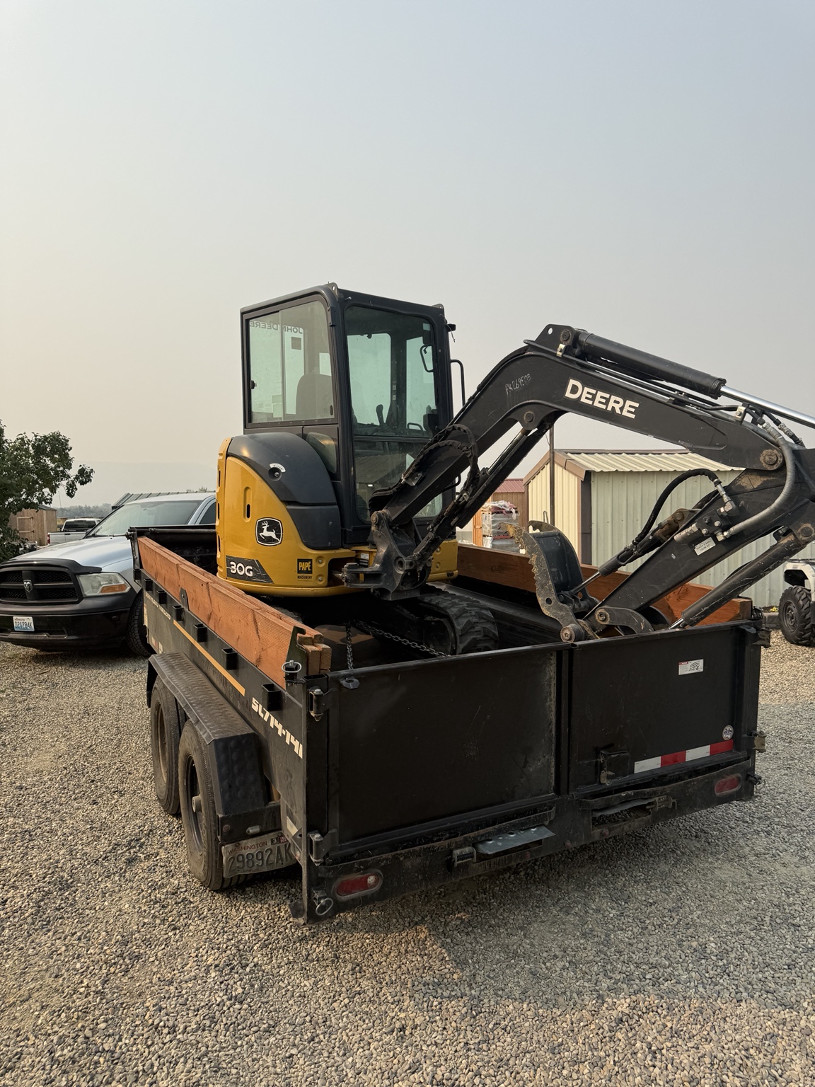 7×14 Southland Dump Trailer — 14K